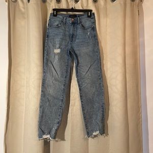 Kendall + Kylie High Rise Slim Straight Jeans